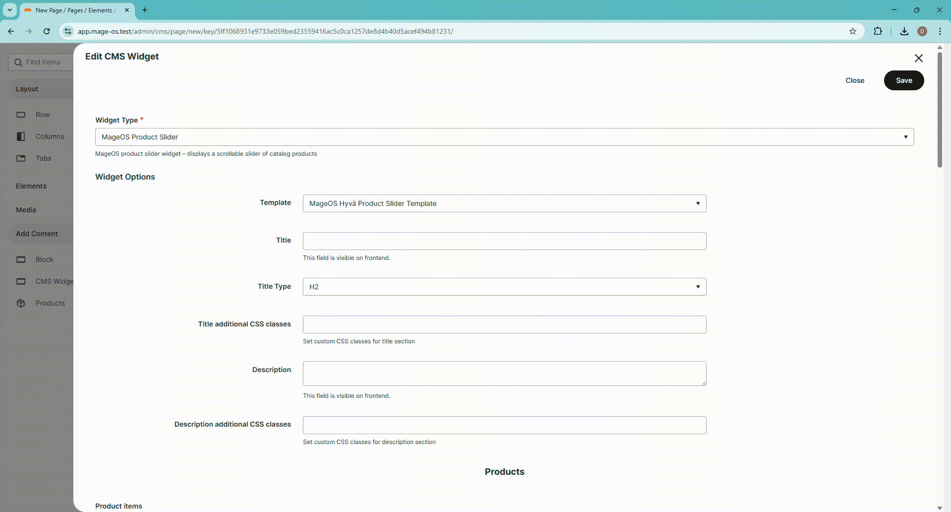 MageOS_Widgetkit Preview